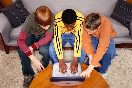 simsearch:695-05771662,k - Boys with Laptop Stock Photo - Rights-Managed, Code: 700-00153686