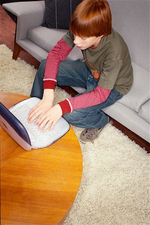simsearch:695-05771662,k - Boy with Laptop Stock Photo - Rights-Managed, Code: 700-00153682