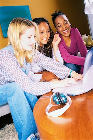 simsearch:700-00038500,k - Teenage Girls With Laptop Stock Photo - Rights-Managed, Code: 700-00153698