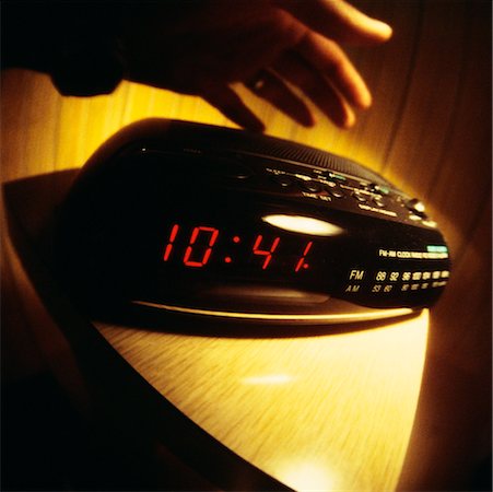 simsearch:700-00284729,k - Hand Reaching for Alarm Clock Stock Photo - Rights-Managed, Code: 700-00164575