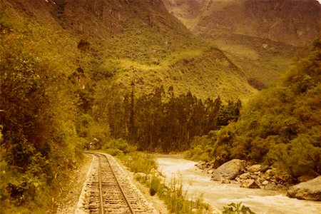 rolling hills train - Train Tracks, Peru Stock Photo - Rights-Managed, Code: 700-00165107