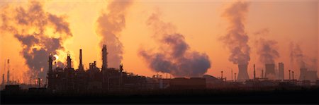 pollution sun - Oil Refinery, Scotland Stock Photo - Rights-Managed, Code: 700-00165193