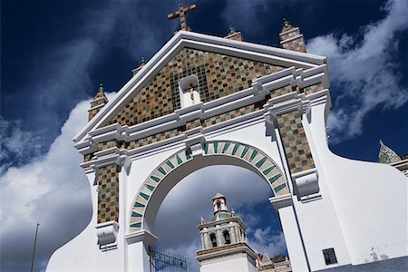 simsearch:841-06449694,k - Archway of Copacabana Cathedral Copacabana, Bolivia Stock Photo - Rights-Managed, Code: 700-00165971