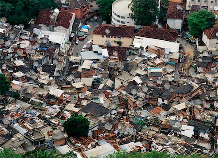 Slum of Dona Marta Rio de Janeiro, Brazil Stock Photo - Rights-Managed, Code: 700-00166033