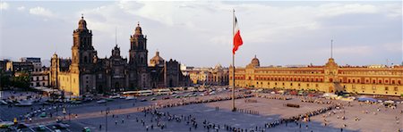 plaza de la constitucion - Plaza de la Constitucion Zocalo, Mexico City, Mexico Stock Photo - Rights-Managed, Code: 700-00166070