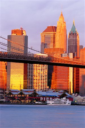 simsearch:700-00523850,k - Brooklyn Bridge and Cityscape Manhattan, New York Stock Photo - Rights-Managed, Code: 700-00166367