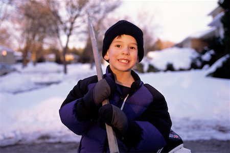 simsearch:700-00097991,k - Boy with Hockey Stick and Skates Stock Photo - Rights-Managed, Code: 700-00166616