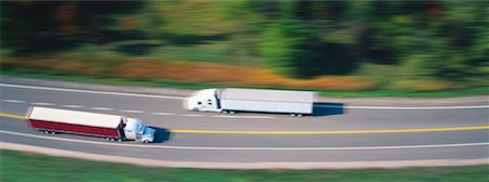 simsearch:700-00068576,k - Trucks on Highway Stock Photo - Rights-Managed, Code: 700-00166980