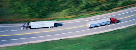 simsearch:700-00068576,k - Trucks on Highway Stock Photo - Rights-Managed, Code: 700-00166981