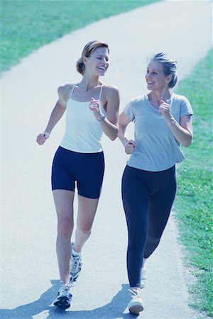 Two Women Walking Stock Photo - Rights-Managed, Code: 700-00167438