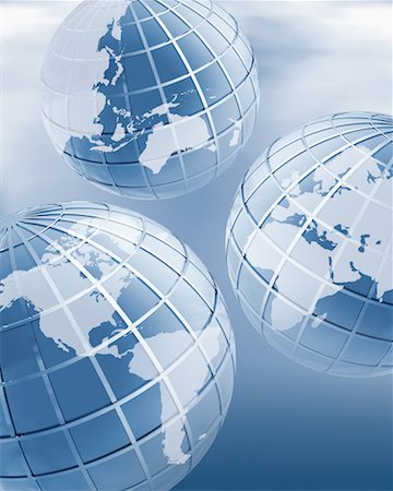 simsearch:700-00280293,k - Three Globes Stock Photo - Rights-Managed, Code: 700-00168298