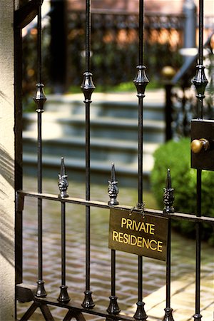 Private Gate Stock Photo - Rights-Managed, Code: 700-00168803