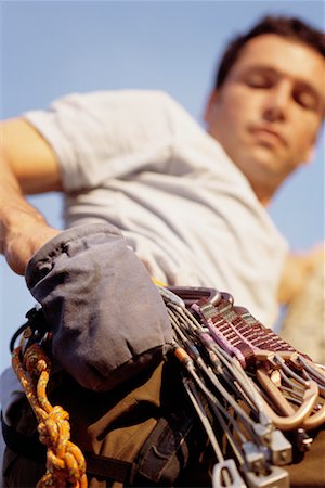 simsearch:841-07083087,k - Man Climbing Rock Face, Close-Up of Hand Stock Photo - Rights-Managed, Code: 700-00160814