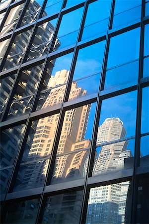 simsearch:700-00082181,k - Reflections in Building Manhattan, New York, USA Stock Photo - Rights-Managed, Code: 700-00160831