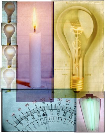 simsearch:700-00077410,k - Collage of Light Elements Stock Photo - Rights-Managed, Code: 700-00162178