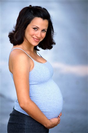 Portrait of Pregnant Woman Foto de stock - Con derechos protegidos, Código: 700-00178468