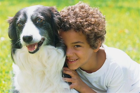 simsearch:700-00071488,k - Portrait of Boy with Dog Stock Photo - Rights-Managed, Code: 700-00170098