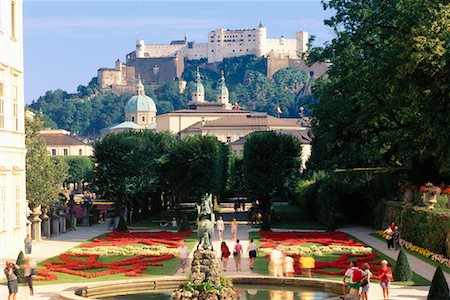 Mirabell Gardens Salzburg, Austria Stock Photo - Rights-Managed, Code: 700-00184595