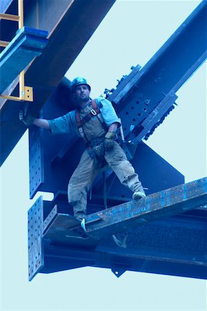 simsearch:700-00030097,k - Construction Worker Standing on Girders Stock Photo - Rights-Managed, Code: 700-00184682