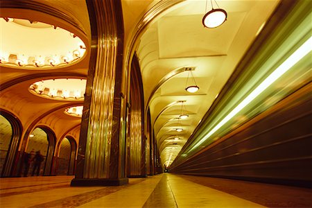 Mayakovskaya Metro Station Moscow, Russia Stock Photo - Rights-Managed, Code: 700-00185037