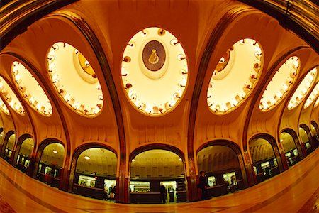 Mayakovskaya Subway Station Moscow, Russia Stock Photo - Rights-Managed, Code: 700-00185040