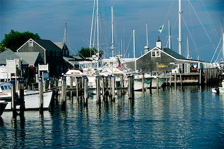 Overview of Harbour Nantucket Harbour, Nantucket Massachusetts, USA Stock Photo - Rights-Managed, Code: 700-00187594