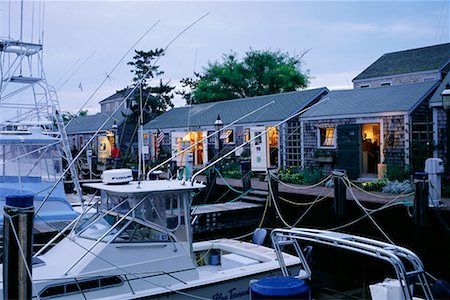 Cabins by Harbour Nantucket Harbour Massachusetts USA Stock Photo - Rights-Managed, Code: 700-00187593