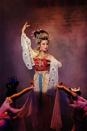 simsearch:700-05642250,k - Female Dancers Xian, China Foto de stock - Con derechos protegidos, Código: 700-00189203