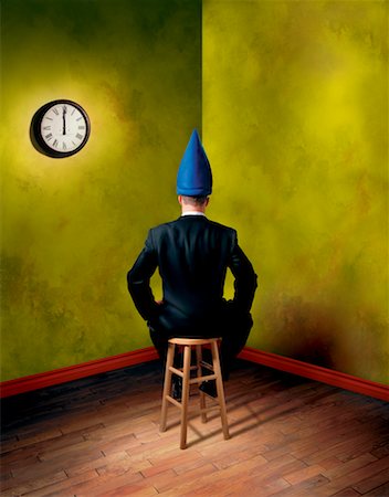 simsearch:700-00078438,k - Businessman Wearing a Dunce Cap Stock Photo - Rights-Managed, Code: 700-00189358