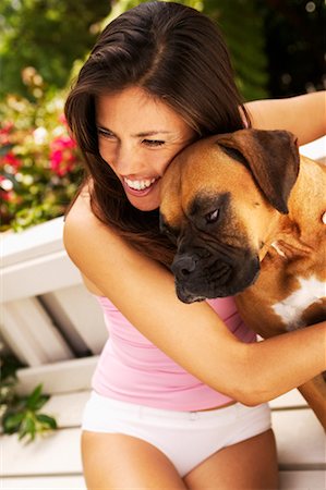 simsearch:700-00897631,k - Woman and Dog Stock Photo - Rights-Managed, Code: 700-00181316