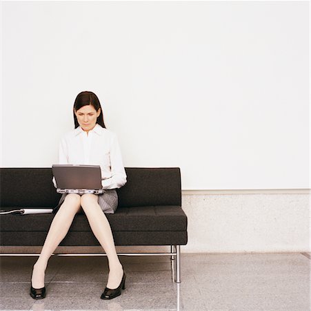 simsearch:700-00083403,k - Businesswoman Using a Laptop Stock Photo - Rights-Managed, Code: 700-00181402
