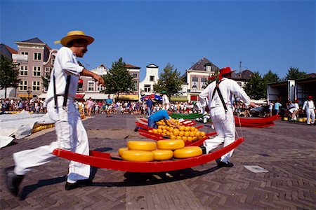 Men Carrying Cheese Alkmaar, Netherlands Stock Photo - Rights-Managed, Code: 700-00182226
