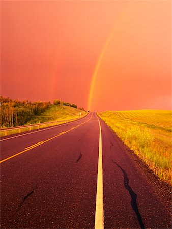end of the rainbow - Rainbow Stock Photo - Rights-Managed, Code: 700-00182909