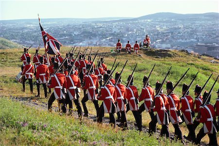 Tattoo Regiment at Signal Hill, St John's Newfoundland, Canada Stock Photo - Rights-Managed, Code: 700-00194496