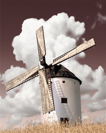 Windmill Stock Photo - Rights-Managed, Code: 700-00194569