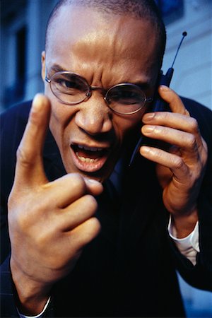 simsearch:700-00163379,k - Man Yelling on Cell phone Stock Photo - Rights-Managed, Code: 700-00194726