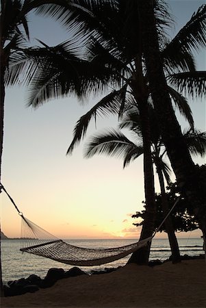 Hamac sur la plage Photographie de stock - Rights-Managed, Code: 700-00195125