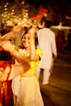 simsearch:700-00195618,k - People Dancing at Indian Wedding Stock Photo - Rights-Managed, Code: 700-00195621