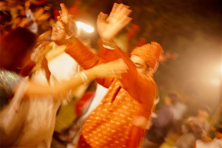 simsearch:700-00195618,k - People Dancing at Indian Wedding Stock Photo - Rights-Managed, Code: 700-00195623