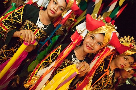 singapore traditional costume lady - Dancers at Chingay Parade Singapore Stock Photo - Rights-Managed, Code: 700-00195915