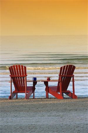 Adirondack Chairs Lake Ontario Ontario, Canada Stock Photo - Rights-Managed, Code: 700-00196154