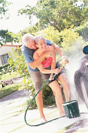 simsearch:700-00593102,k - Couple Washing Car Stock Photo - Rights-Managed, Code: 700-00196164