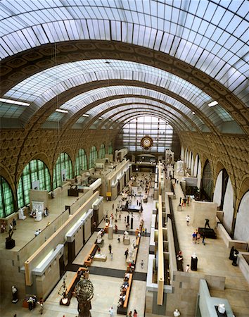 simsearch:700-03152255,k - Interior of Musee d'Orsay Paris, France Stock Photo - Rights-Managed, Code: 700-00196182
