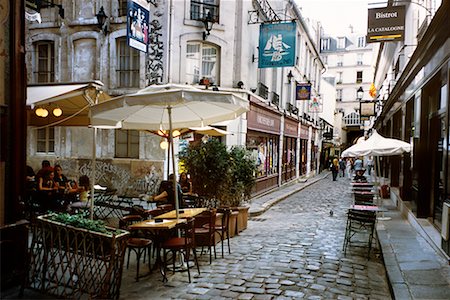 Street Scene St Germain des Pres Paris, France Stock Photo - Rights-Managed, Code: 700-00196193