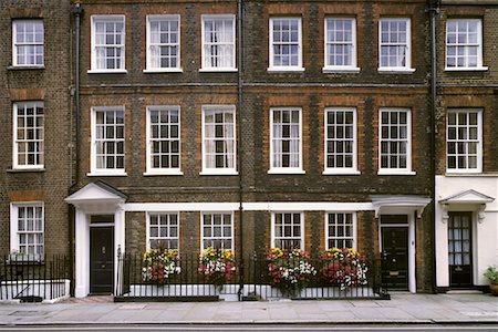 simsearch:700-05662619,k - Row of Townhouses London, England Stock Photo - Rights-Managed, Code: 700-00196728