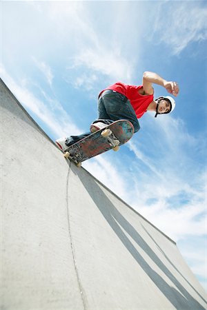 Skateboarder on Ramp Stock Photo - Rights-Managed, Code: 700-00197321