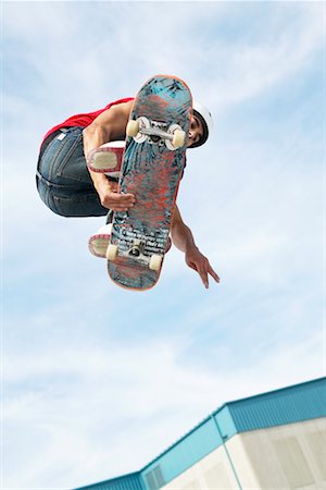 Skateboarder in Skatepark Stock Photo - Rights-Managed, Code: 700-00197323