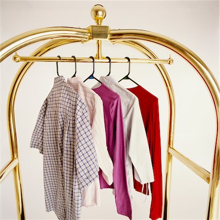 simsearch:700-00029228,k - Five Shirts on a Rack Stock Photo - Rights-Managed, Code: 700-00198244