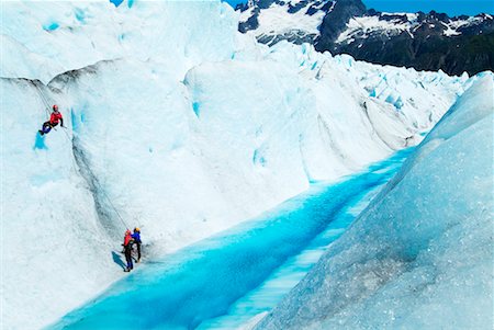 simsearch:400-05118687,k - Ice Climbers Mendenhall Glacier Alaska, USA Stock Photo - Rights-Managed, Code: 700-00198824