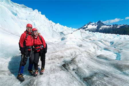simsearch:400-05118687,k - Portrait of Two Ice Climbers Stock Photo - Rights-Managed, Code: 700-00198821